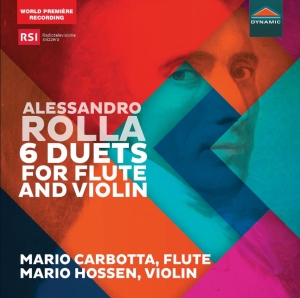 Rolla Alessandro - 6 Duets For Flute And Violin ryhmässä ME SUOSITTELEMME / Joululahjavinkki: CD @ Bengans Skivbutik AB (3597458)