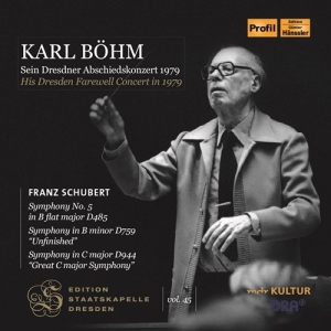 Schubert Franz - Karl Böhm: His Dresden Farewell Con ryhmässä CD @ Bengans Skivbutik AB (3623932)