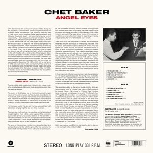 Baker Chet - Angel Eyes -Bonus Tr/Hq- ryhmässä VINYYLI @ Bengans Skivbutik AB (3624590)