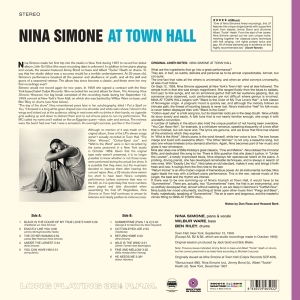 Nina Simone - At Town Hall ryhmässä VINYYLI @ Bengans Skivbutik AB (3630870)