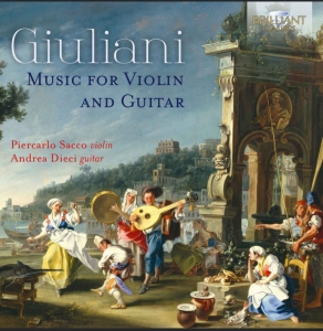 Giuliani Mauro - Music For Violin And Guitar ryhmässä CD @ Bengans Skivbutik AB (3637459)