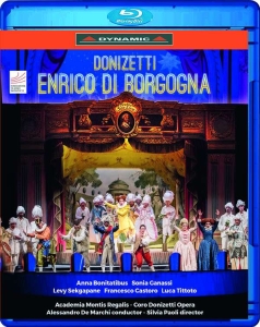 Donizetti Gaetano - Enrico Di Borgogna (Blu-Ray) ryhmässä Musiikki / Musiikki Blu-Ray / Klassiskt @ Bengans Skivbutik AB (3637470)