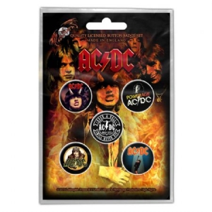 AC/DC - AC/DC BUTTON BADGE PACK: HIGHWAY TO HELL ryhmässä Minishops / AC/DC @ Bengans Skivbutik AB (3640988)