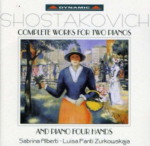 Shostakovich - Complete Works For Two Pianos ryhmässä CD @ Bengans Skivbutik AB (3661548)