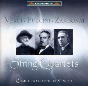 Verdi / Puccini / Zandonai - String Quartets ryhmässä CD @ Bengans Skivbutik AB (3662197)