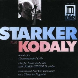 Kodaly Zoltan - Starker Plays Kodaly ryhmässä CD @ Bengans Skivbutik AB (3677263)