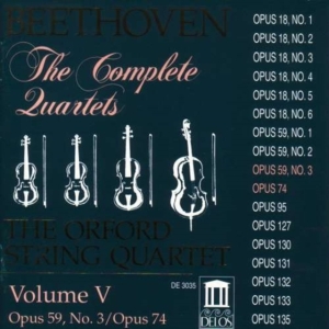 Beethoven Ludwig Van - String Quartets Vol V ryhmässä CD @ Bengans Skivbutik AB (3677369)