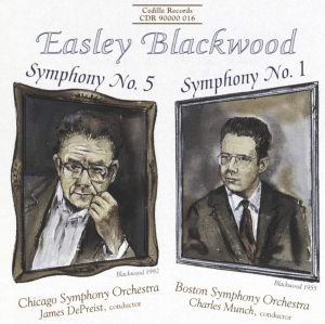 Blackwood Easley - Symphonies Nos 5 & 1 ryhmässä CD @ Bengans Skivbutik AB (3734599)