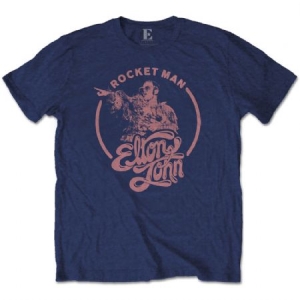 Elton John - ELTON JOHN UNISEX TEE: ROCKETMAN CIRCLE POINT ryhmässä MERCH @ Bengans Skivbutik AB (3739730r)