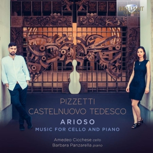 Castelnuovo-Tedesco Mario Pizzett - Arioso - Music For Cello & Piano ryhmässä CD @ Bengans Skivbutik AB (3743233)