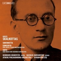 Skalkottas Nikos - Sinfonietta Concerto For Violin, P ryhmässä Musiikki / SACD / Klassiskt @ Bengans Skivbutik AB (3743369)