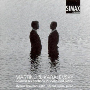 Birkelandøystein/Håvard Gimse - Martinu/Kabalevski For Cello And Pi ryhmässä CD @ Bengans Skivbutik AB (3746154)