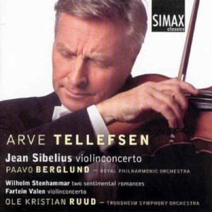 Tellefsenarve/Trondh.S.O. - Sibelius:Fiolinkonsert/Valen ryhmässä CD @ Bengans Skivbutik AB (3746161)