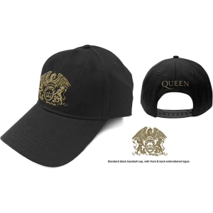 Queen - Gold Classic Crest Bl Baseball C ryhmässä Minishops / Queen @ Bengans Skivbutik AB (3754531)