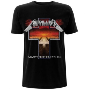 Metallica - Master Of Puppets Cross (Large) Unisex T-Shirt ryhmässä MERCH @ Bengans Skivbutik AB (3755198)