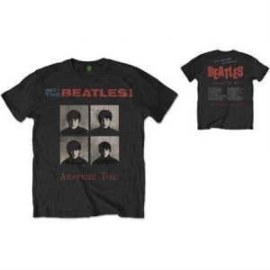 The Beales - THE BEATLES UNISEX TEE: AMERICAN TOUR 1964 (BACK PRINT) ryhmässä Minishops / Beatles @ Bengans Skivbutik AB (3756565r)