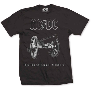 Ac/Dc - About To Rock Uni Bl T-shirt ryhmässä Minishops / AC/DC @ Bengans Skivbutik AB (3763097r)