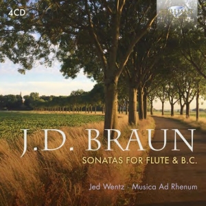 Braun Jean-Daniel - Sonatas For Flute & B.C. (4 Cd) ryhmässä CD @ Bengans Skivbutik AB (3778539)