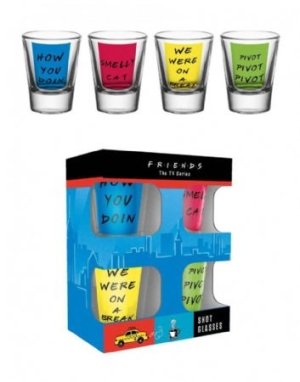 Friends - Quotes Shot Glasses ryhmässä MERCH @ Bengans Skivbutik AB (3778754)