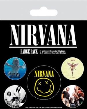 Nirvana - Badge Pack ryhmässä Minishops / Nirvana @ Bengans Skivbutik AB (3778765)