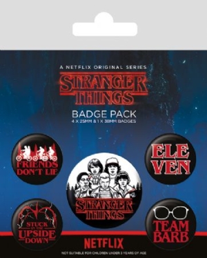 Stranger Things - Badge Pack ryhmässä MERCH @ Bengans Skivbutik AB (3778766)