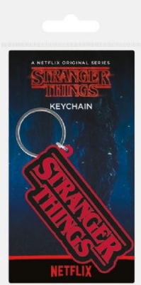 Stranger Things - Stranger Things (Logo) Rubber Keychain ryhmässä MERCH @ Bengans Skivbutik AB (3779077)