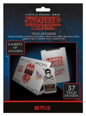 Stranger Things - Tech Sticker Pack ryhmässä MERCH @ Bengans Skivbutik AB (3779081)