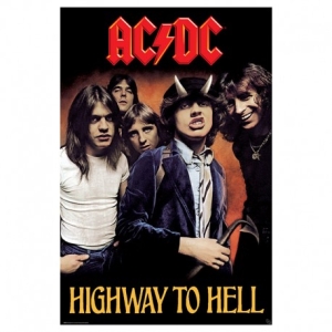 AC/DC - Highway To Hell Poster Poster 91,5x61 ryhmässä Minishops / AC/DC @ Bengans Skivbutik AB (3790792)