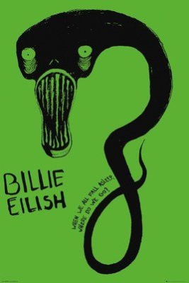 Billie Eilish - Billie Eilish Ghoul Poster ryhmässä Minishops / Billie Eilish @ Bengans Skivbutik AB (3790794)