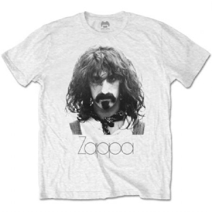 Frank Zappa - Frank Zappa Unisex Tee: Thin Logo Portrait ryhmässä Minishops / Frank Zappa @ Bengans Skivbutik AB (3804727r)