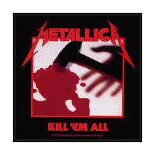 Metallica - Standard patch: Kill 'em all ryhmässä MERCH @ Bengans Skivbutik AB (3804870)