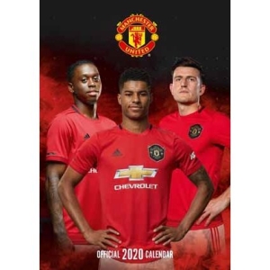 Manchester United - Official 2020 Calendar ryhmässä MERCH @ Bengans Skivbutik AB (3805085)