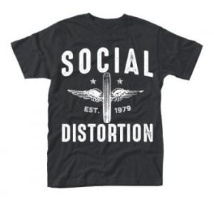 Social Distortion - T/S Winged Wheel (L) ryhmässä MERCH @ Bengans Skivbutik AB (3815417)