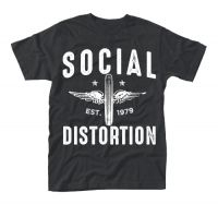 Social Distortion - T/S Winged Wheel (S) ryhmässä MERCH @ Bengans Skivbutik AB (3815419)