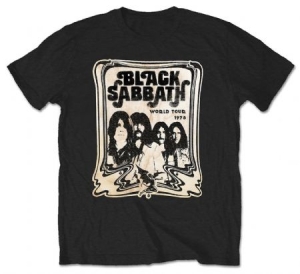 Black Sabbath - T-shirt World Tour 78 Cream T Shirt: ryhmässä Minishops / Black Sabbath @ Bengans Skivbutik AB (3821461)