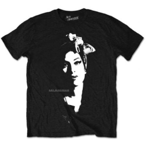 Amy Winehouse - Scarf Portrait Uni Bl ryhmässä MERCH @ Bengans Skivbutik AB (3825728r)