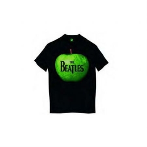 Beatles - T-shirt - Apple  (Men Black) ryhmässä Minishops / Beatles @ Bengans Skivbutik AB (3826217r)