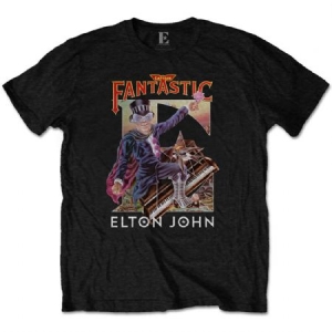 Elton John - T-shirt - Captain Fantastic (Men Black) ryhmässä MERCH @ Bengans Skivbutik AB (3827297)