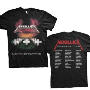 Metallica - T-shirt - Master of Puppets European Tour '86 (Back Print) (Men Black) ryhmässä MERCH @ Bengans Skivbutik AB (3827671r)