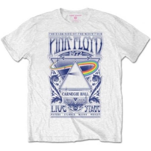 Pink Floyd - T-shirt - Carnegie Hall Poster (Retail Pack) (Kids White) (5-6 år) ryhmässä Minishops / Pink Floyd @ Bengans Skivbutik AB (3828206)