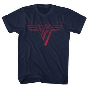 Van Halen - Classic Red Logo Uni Navy  3 ryhmässä Minishops / Van Halen @ Bengans Skivbutik AB (3828317r)