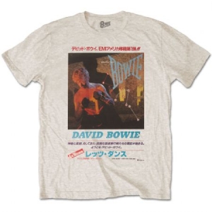 David Bowie - Japanese Text Uni Sand ryhmässä MERCH @ Bengans Skivbutik AB (3833997r)