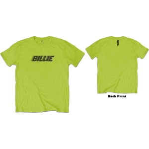 Billie Eilish - Racer Logo & Blohsh Uni Lime Green ryhmässä Minishops / Billie Eilish @ Bengans Skivbutik AB (3835671r)