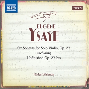 Ysaÿe Eugène - Six Sonatas For Solo Violin, Op. 27 ryhmässä CD @ Bengans Skivbutik AB (3840330)