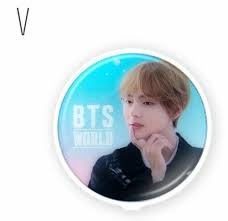 BTS - BTS World - Mirror Griptok - V ryhmässä Minishops / K-Pop Minishops / BTS @ Bengans Skivbutik AB (3844937)