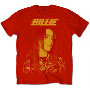 Billie Eilish - Racer Logo Jumbo Uni Red ryhmässä Minishops / Billie Eilish @ Bengans Skivbutik AB (3865165r)