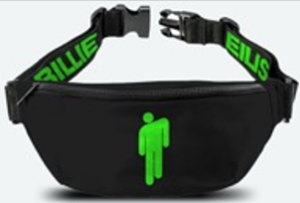 Billie Eilish - Bumbag Black - Bad Guy ryhmässä Minishops / Billie Eilish @ Bengans Skivbutik AB (3868075)