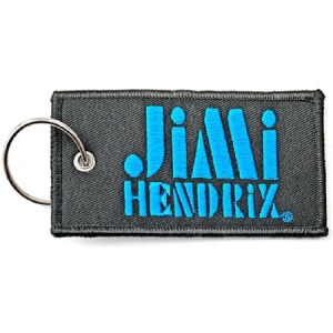 Jimi Hendrix - Jimi Hendrix Keychain: Stencil Logo (Double Sided Patch) ryhmässä MERCH @ Bengans Skivbutik AB (3880819)