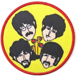 The Beatles - Perryscopes & Heads Woven Patch ryhmässä MERCH @ Bengans Skivbutik AB (3880867)