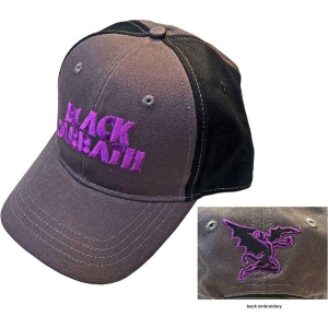 Black Sabbath - Wavy Logo Char/Bl Baseball C ryhmässä MERCH @ Bengans Skivbutik AB (3881292)